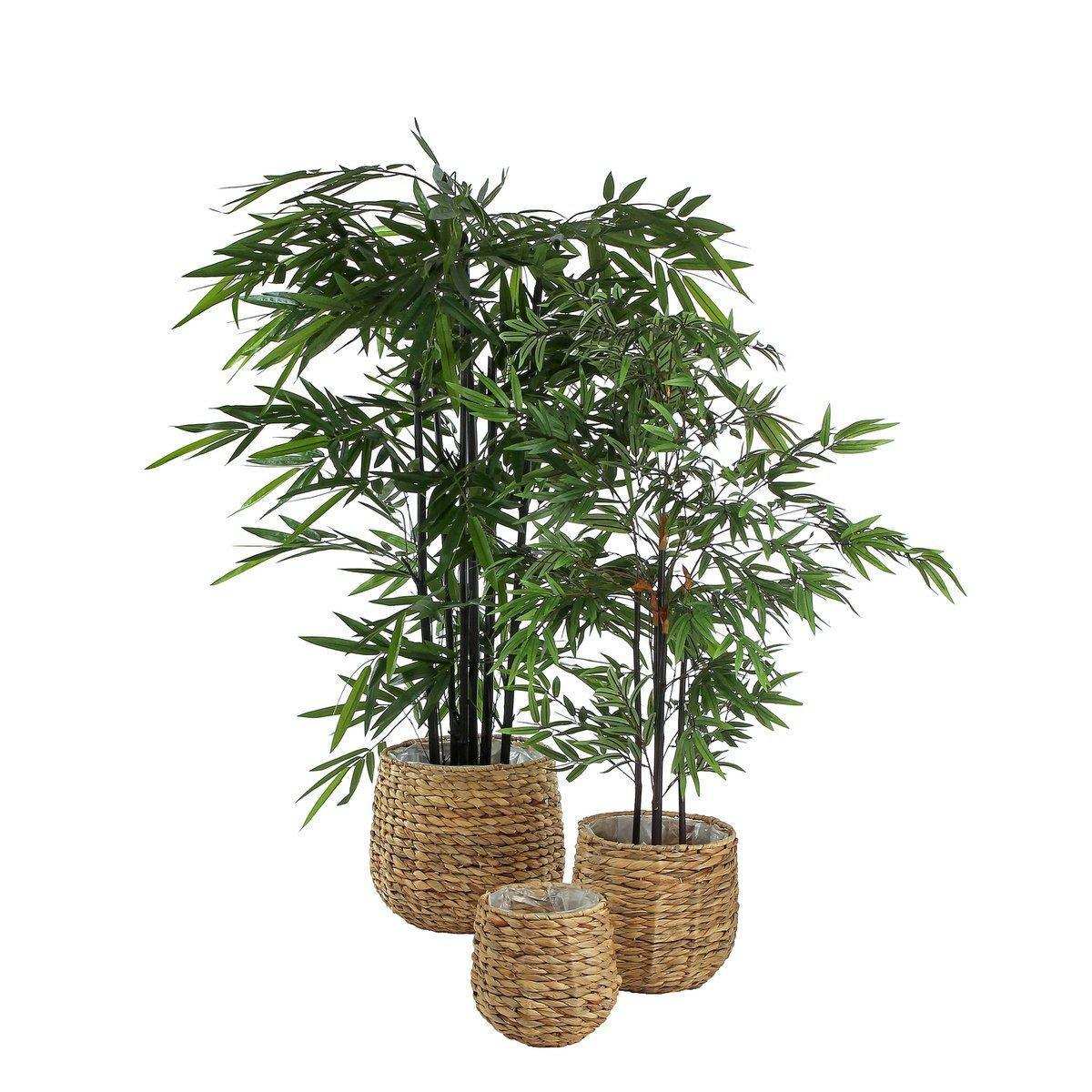 Künstliche Bambuspflanze – H120 x Ø75 cm – Grün - HomeDesign Knaus