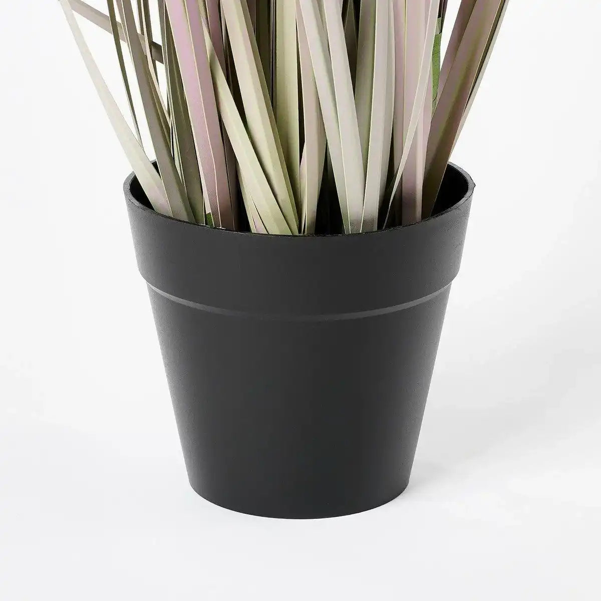 Künstliche Dogtail-Graspflanze – H53 x Ø30 cm – Lila - HomeDesign Knaus