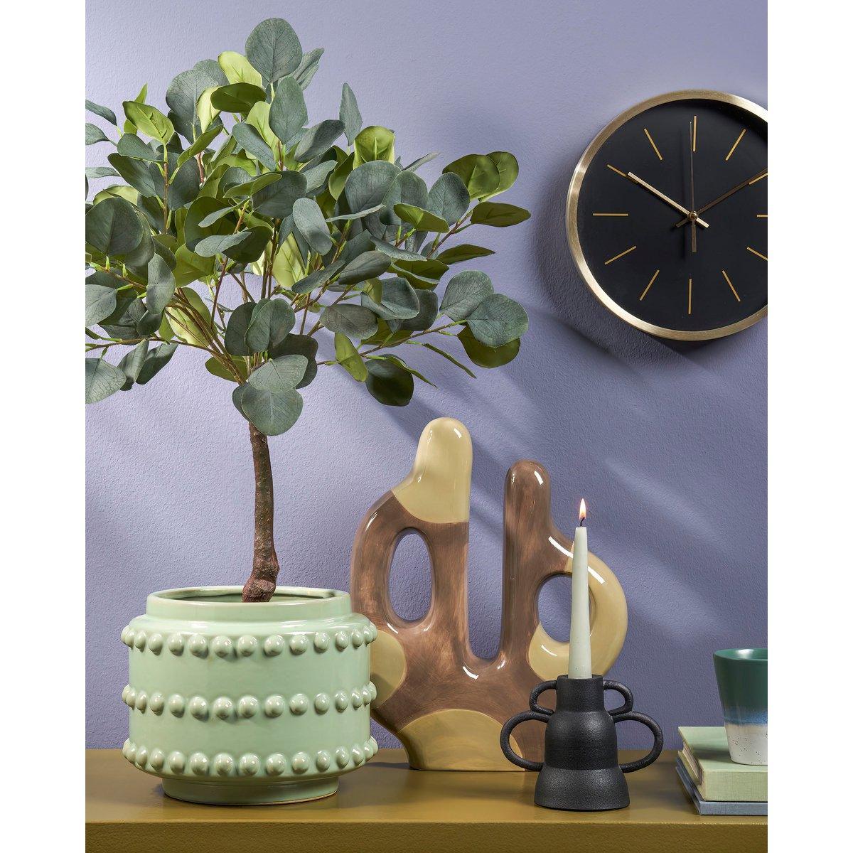 Künstliche Eukalyptuspflanze im Blumentopf – H75 x Ø15 cm – Grün - HomeDesign Knaus