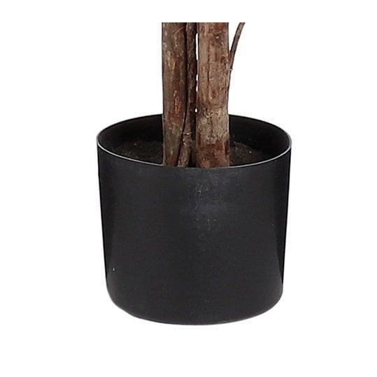 Künstliche Ficus-Pflanze im Blumentopf – H150 x Ø50 cm – Grün - HomeDesign Knaus