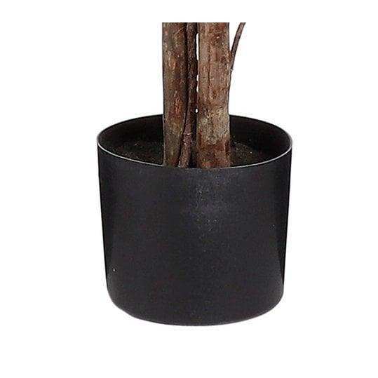 Künstliche Ficus-Pflanze im Blumentopf – H150 x Ø50 cm – Grün - HomeDesign Knaus