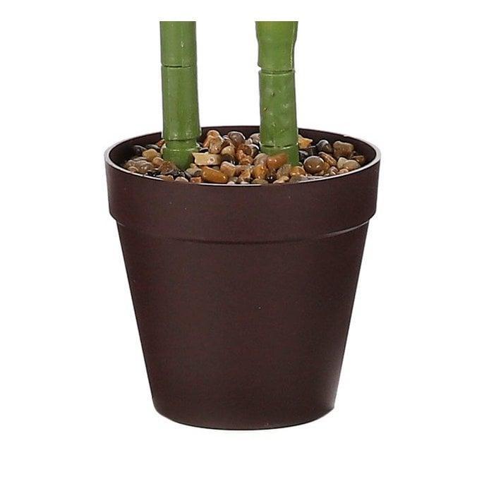 Künstliche Monstera-Pflanze im Blumentopf – H100 x Ø50 cm – Grün - HomeDesign Knaus