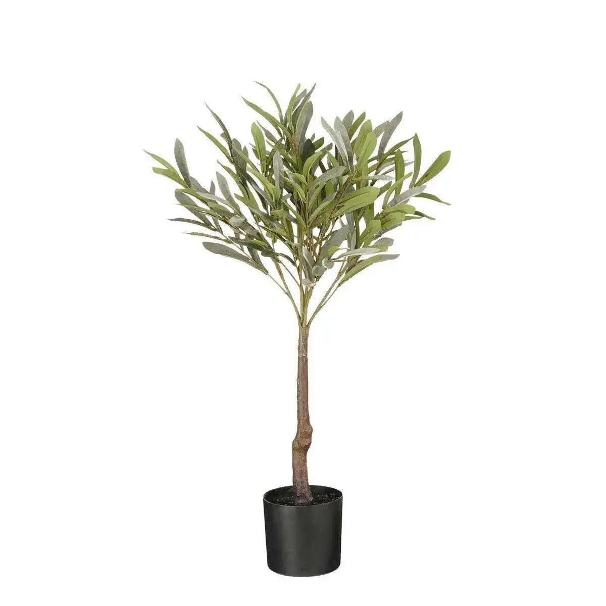 Künstliche Olivenpflanze im Blumentopf – H75 x Ø15 cm – Hellgrün - HomeDesign Knaus