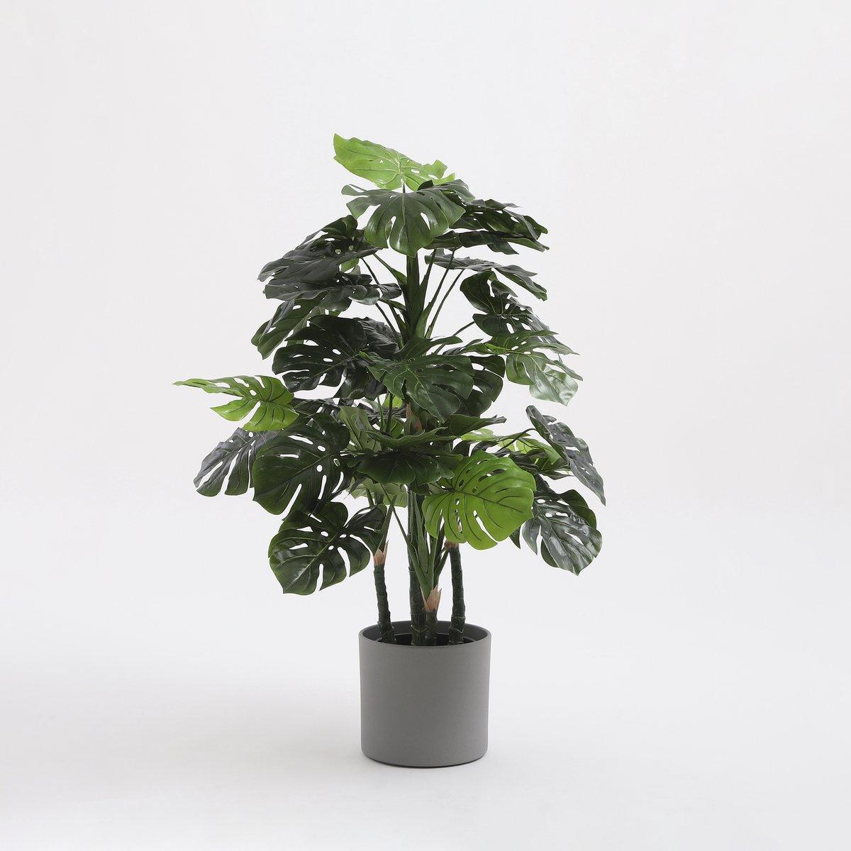 Künstliche Pflanze Monstera – H140 x Ø80 cm – Grün - HomeDesign Knaus