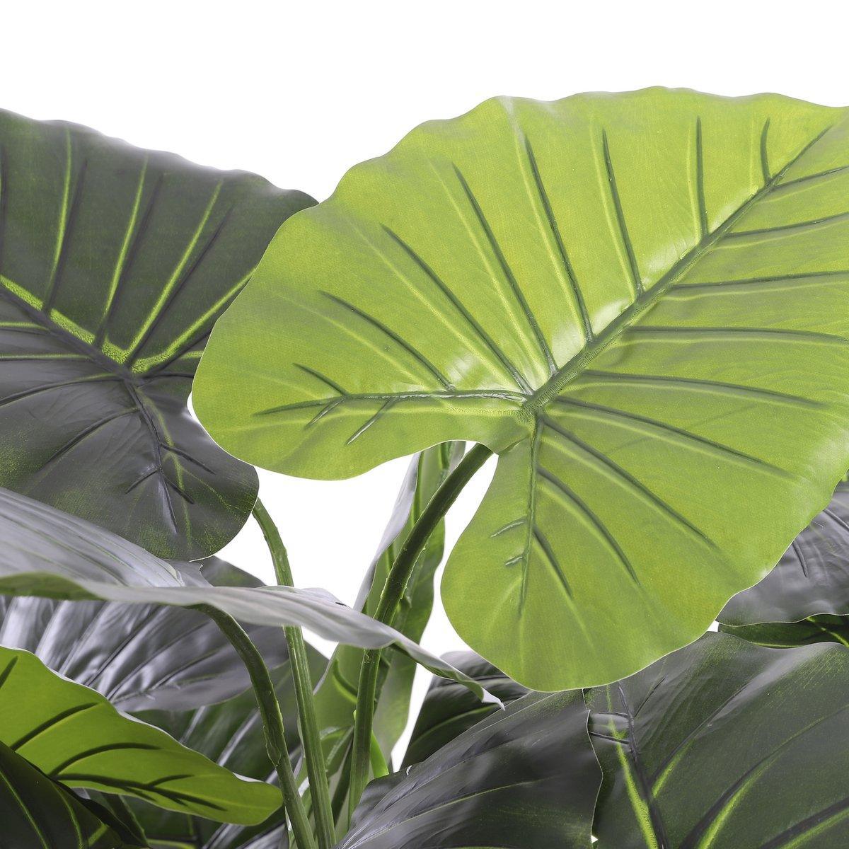 Künstliche Taro-Pflanze – H90 x Ø60 cm – Grün - HomeDesign Knaus