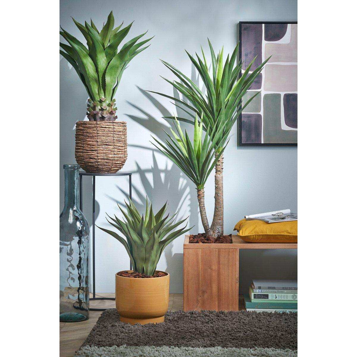 Künstliche Yucca-Pflanze – H120 x Ø60 cm – Grün - HomeDesign Knaus