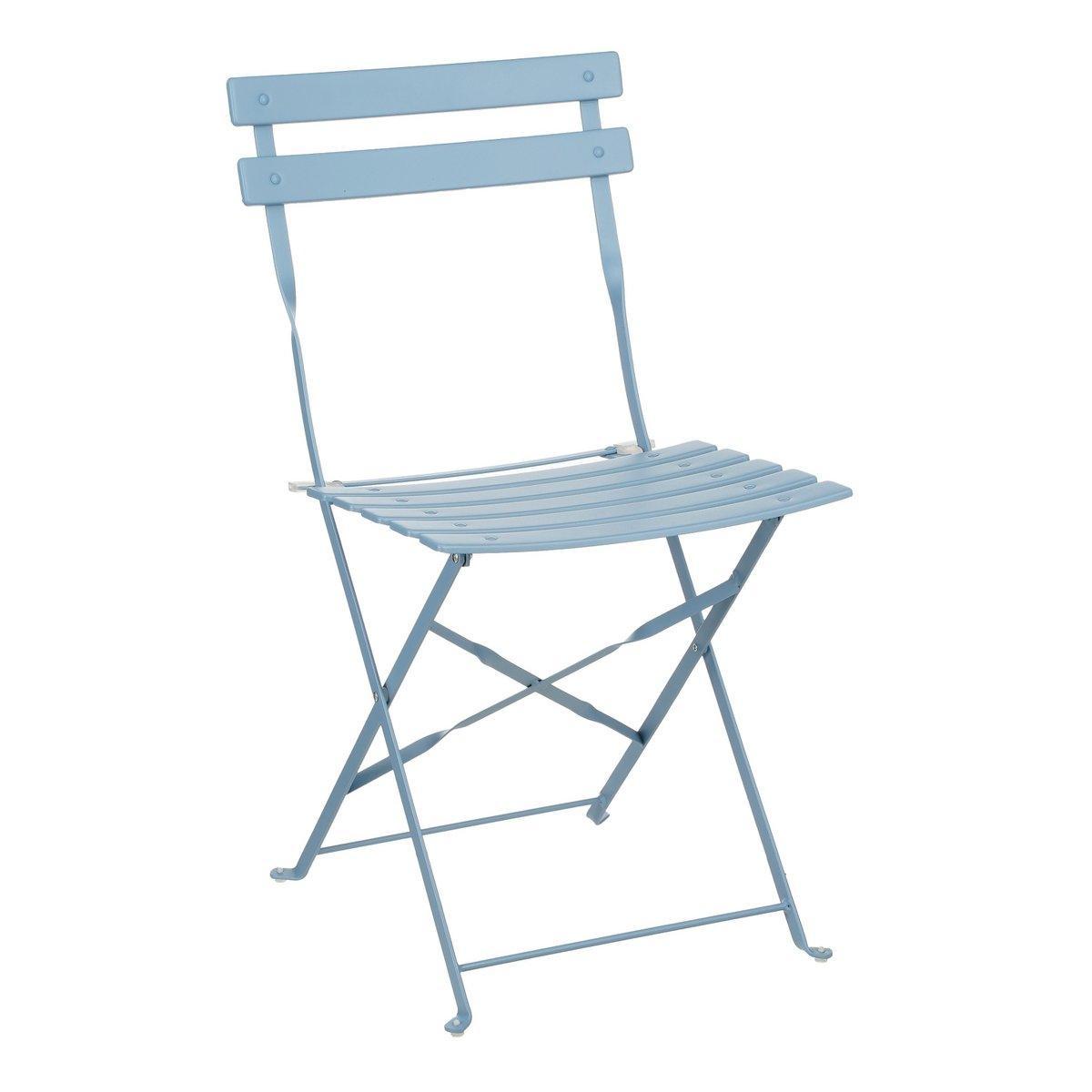 Laurence Bistro-Set – 3-teilig – Metall – Hellblau - HomeDesign Knaus