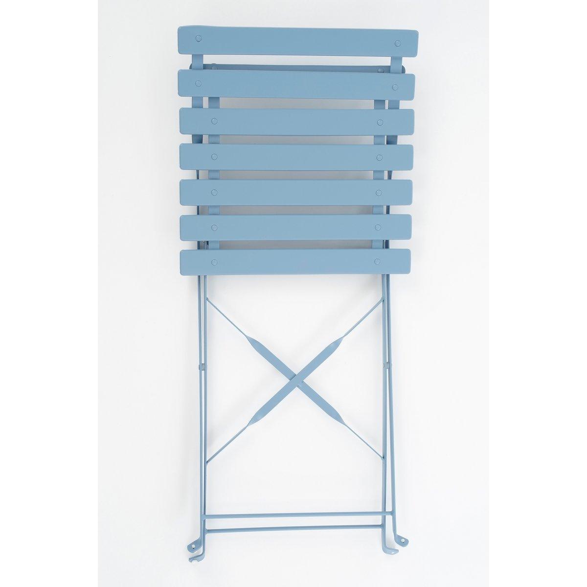 Laurence Bistro-Set – 3-teilig – Metall – Hellblau - HomeDesign Knaus