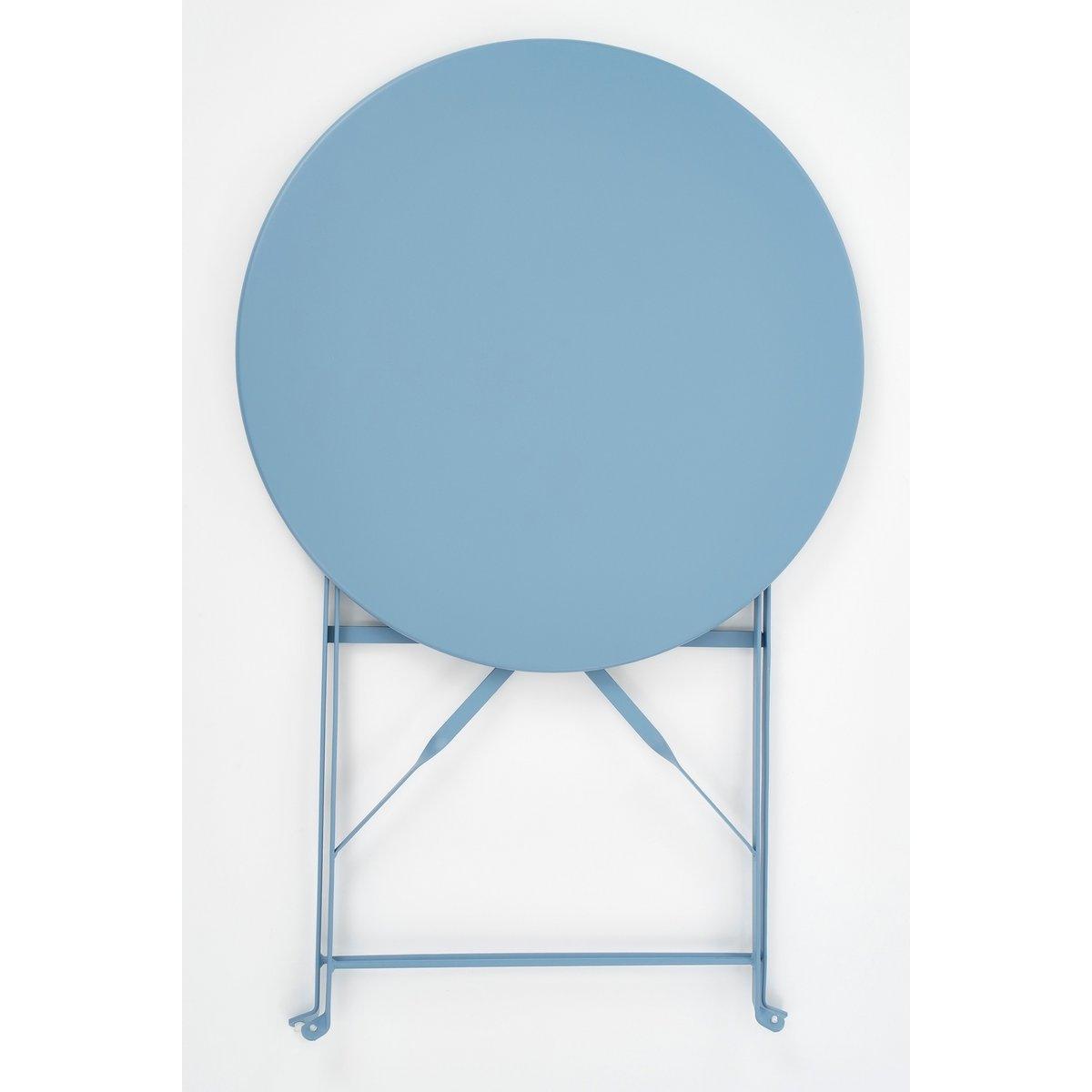 Laurence Bistro-Set – 3-teilig – Metall – Hellblau - HomeDesign Knaus