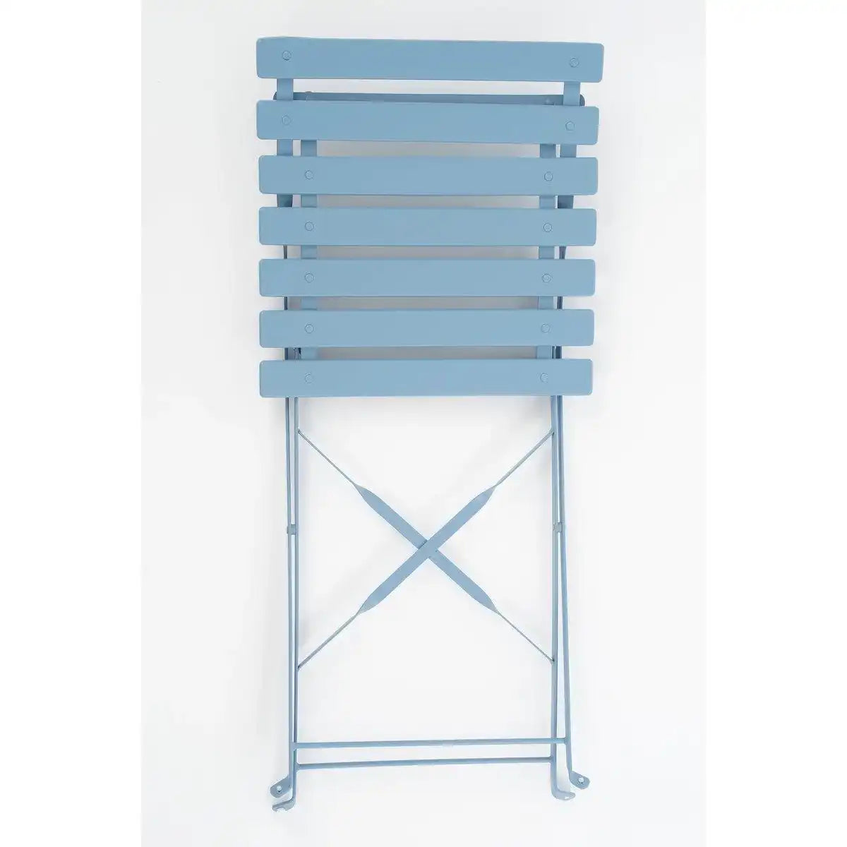Laurence Bistro-Set – 3-teilig – Metall – Hellblau - HomeDesign Knaus