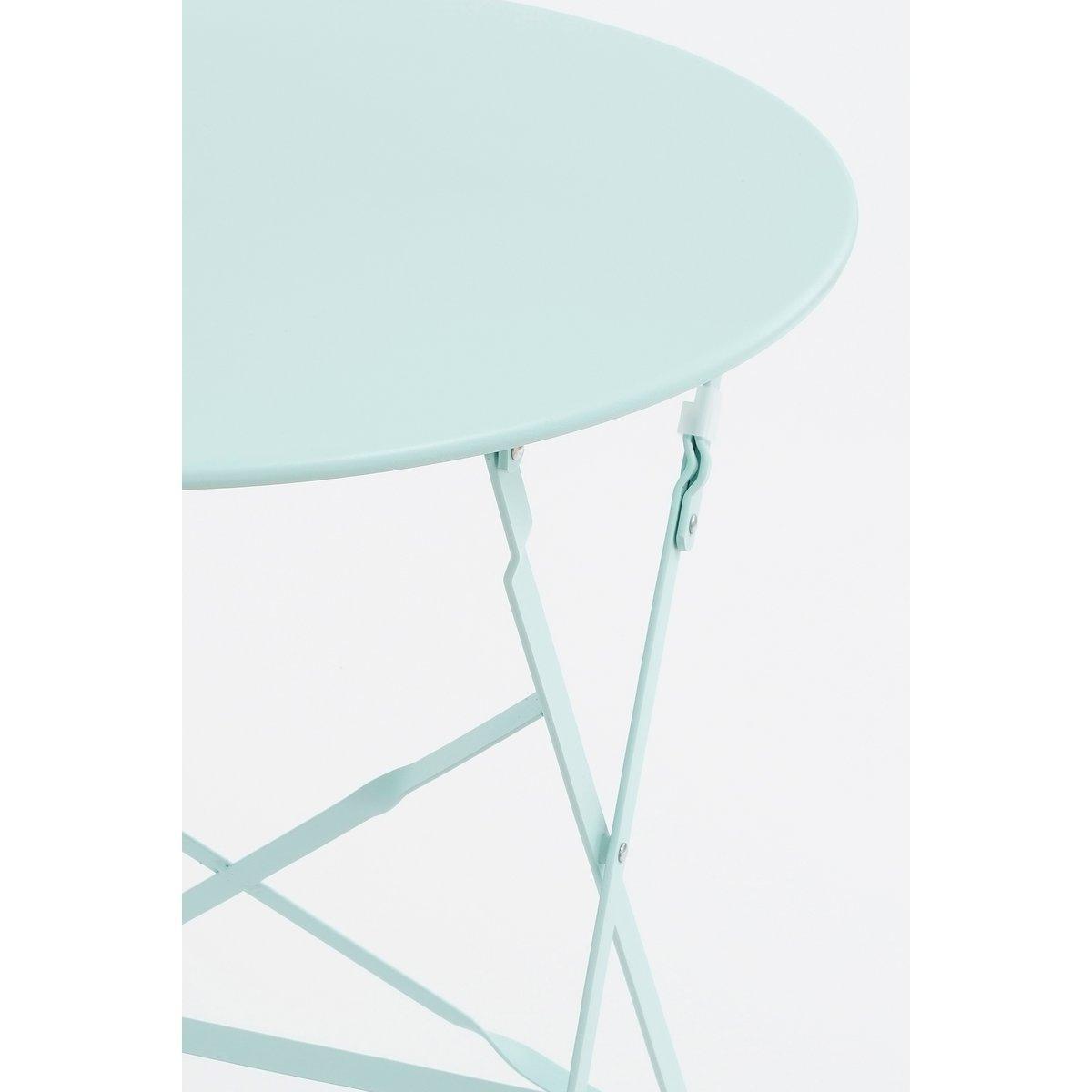 Laurence Bistro-Set – 3-teilig – Metall – Hellgrün - HomeDesign Knaus