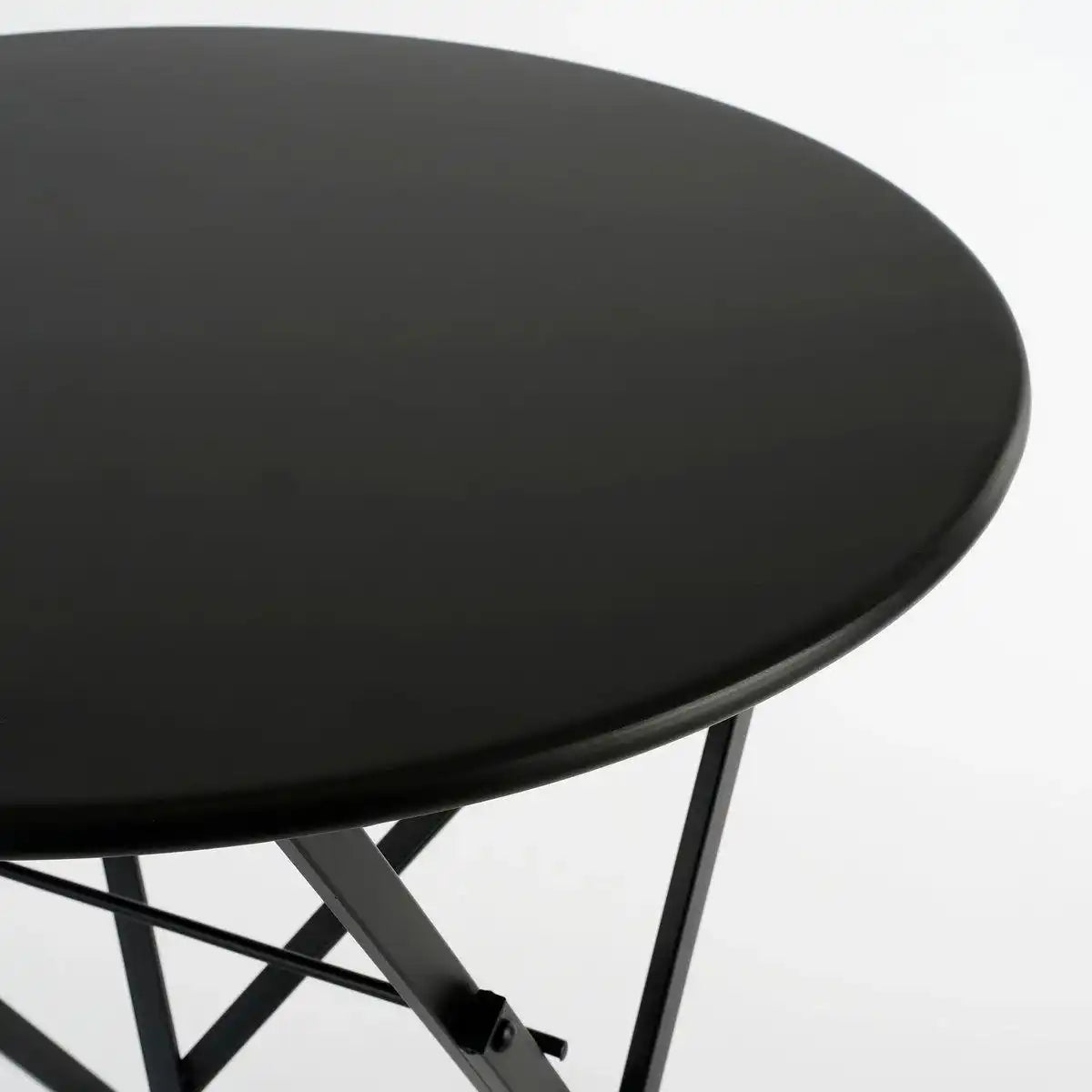 Laurence Bistro-Set – 3-teilig – Metall – Schwarz - HomeDesign Knaus