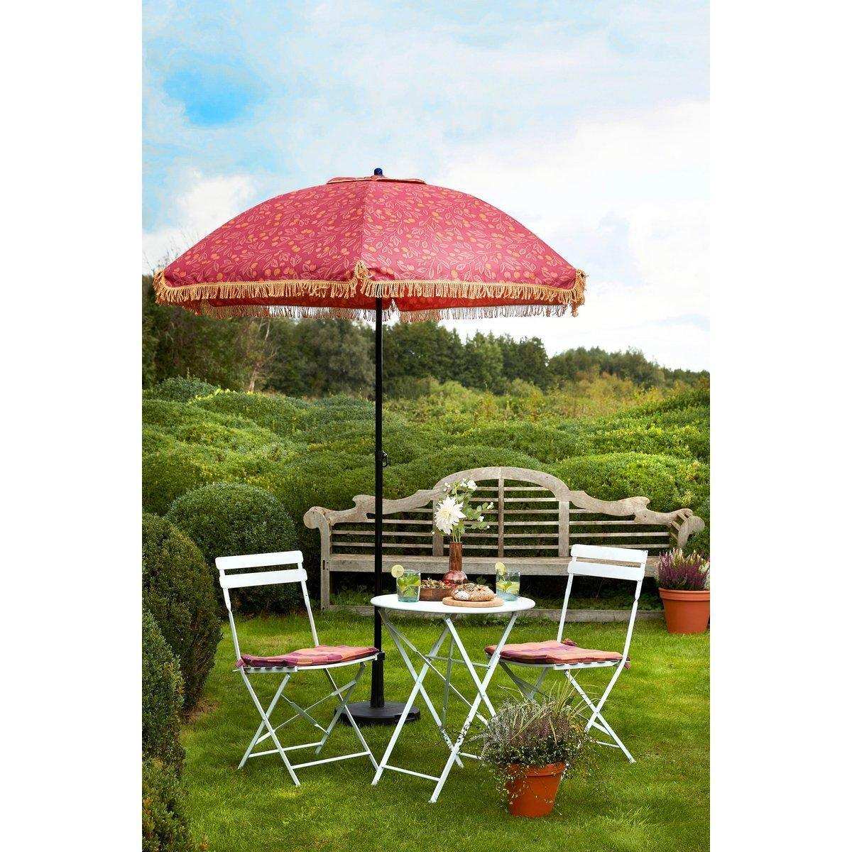 Laurence Bistro-Set – 3-teilig – Metall – Weiß - HomeDesign Knaus