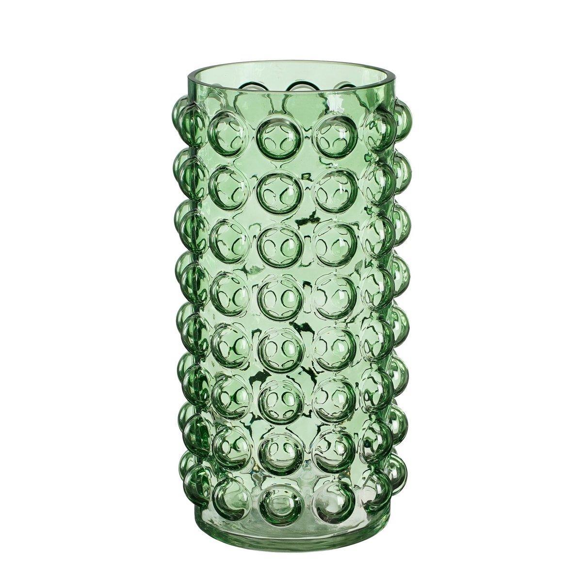 Lausanne Vase - H25 x Ø12 cm - Glas - Grün - HomeDesign Knaus