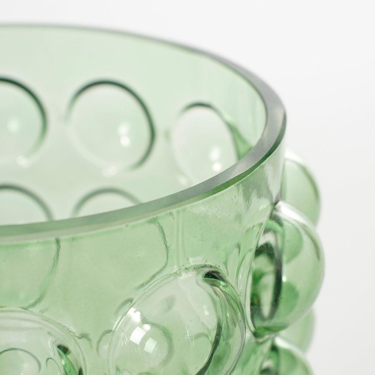 Lausanne Vase - H25 x Ø12 cm - Glas - Grün - HomeDesign Knaus