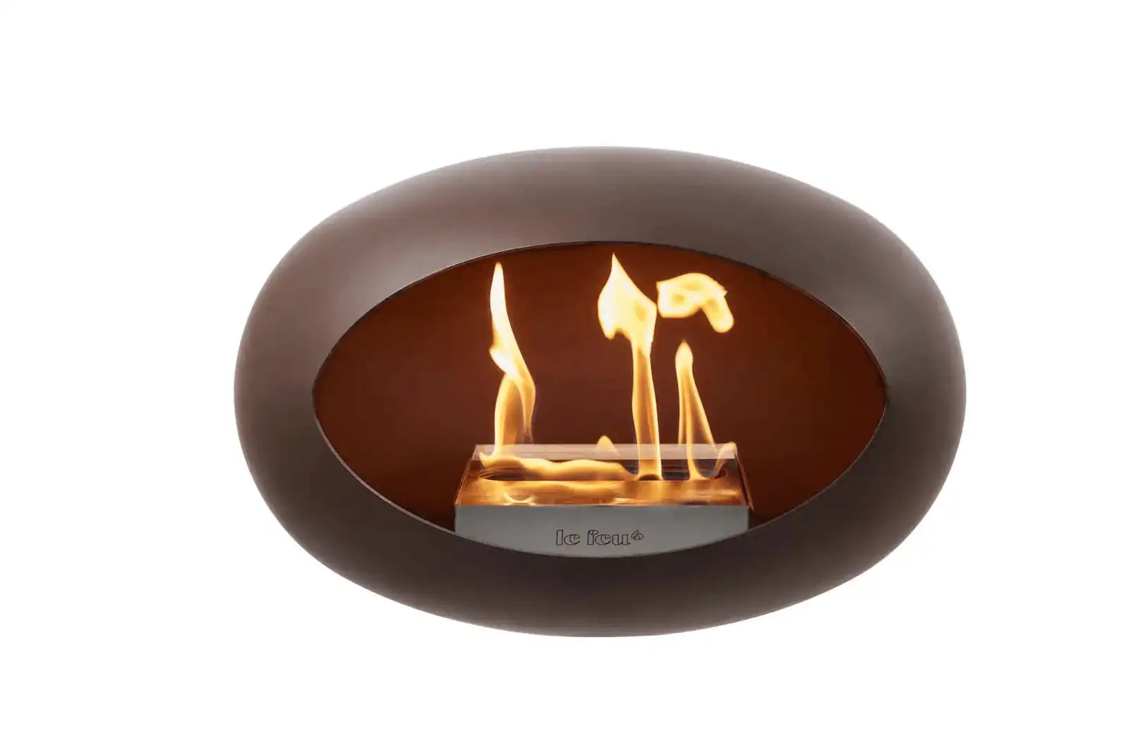 Le Feu Bio-Kamin Edelstahl Mocca Sky hängend Deckenkamin - HomeDesign Knaus