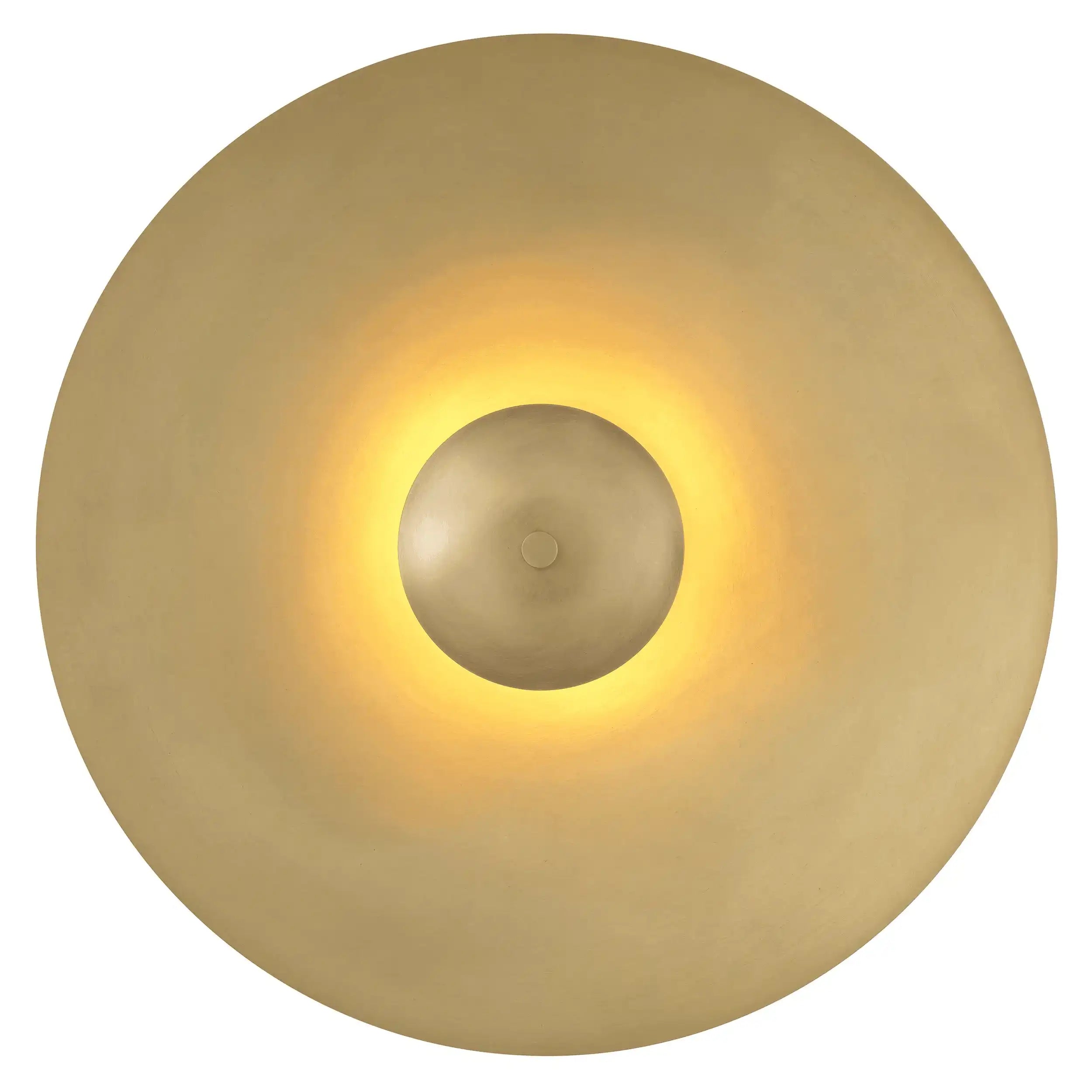 LED Moderna Wandleuchte Wandlampe Handarbeit Antik-Messing Gold 38 cm - HomeDesign Knaus