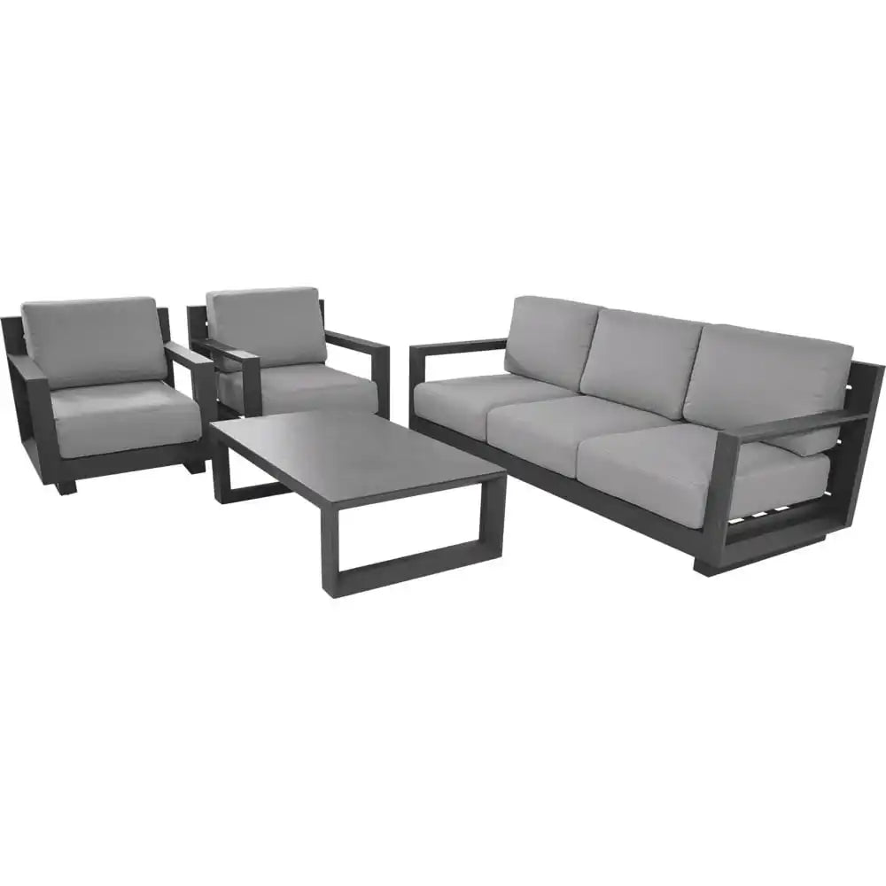 Lounge Set Giorgo Gartenmöbel Wetterfest Gartenlounge - HomeDesign Knaus