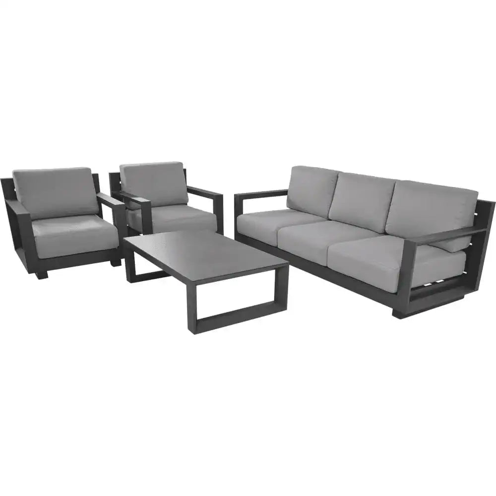Lounge Set Giorgo Gartenmöbel Wetterfest Gartenlounge - HomeDesign Knaus