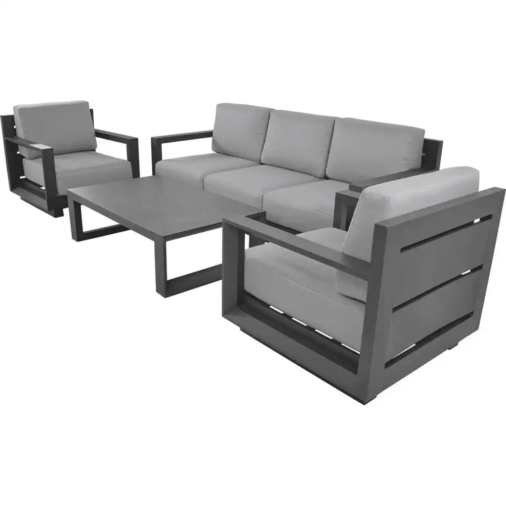 Lounge Set Giorgo Gartenmöbel Wetterfest Gartenlounge - HomeDesign Knaus