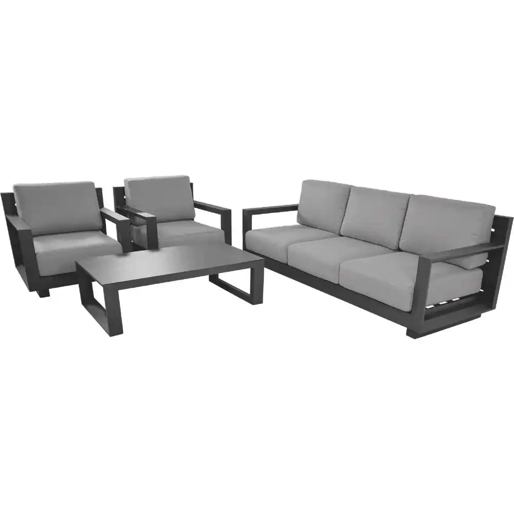 Lounge Set Giorgo Gartenmöbel Wetterfest Gartenlounge - HomeDesign Knaus