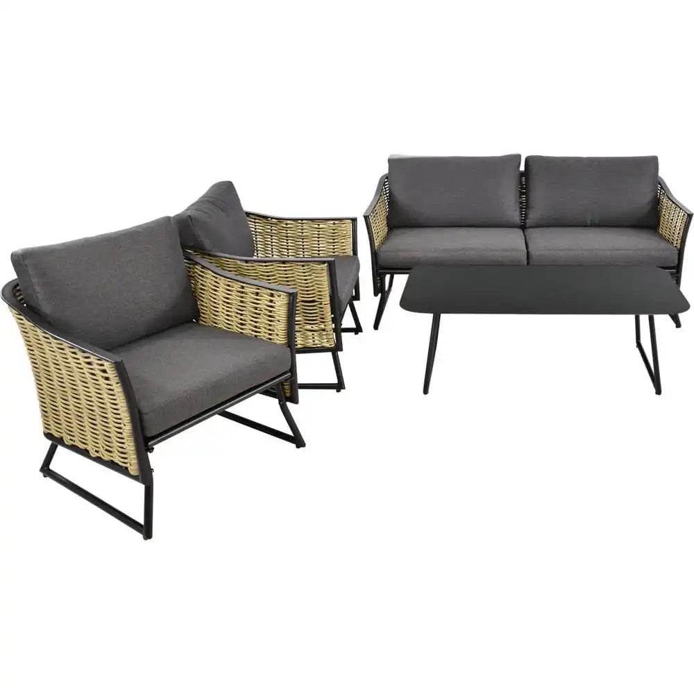 Lounge-Set Solamente Gartenmöbel Wetterfest Gartenlounge - HomeDesign Knaus