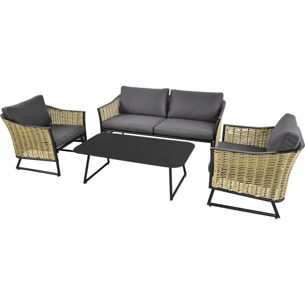 Lounge-Set Solamente Gartenmöbel Wetterfest Gartenlounge - HomeDesign Knaus