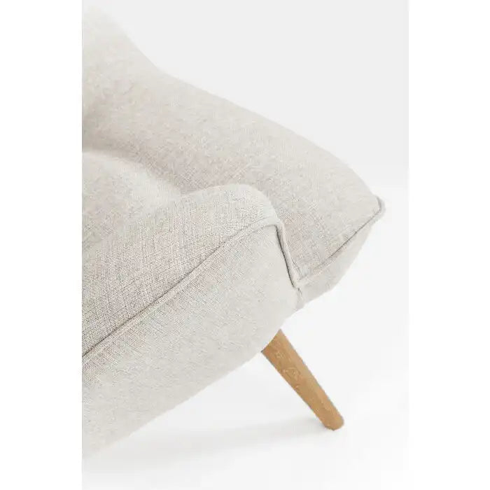 Luxus Sessel Vicky Ecru Relaxsessel Polstersessel Eiche - HomeDesign Knaus