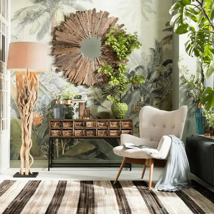Luxus Sessel Vicky Ecru Relaxsessel Polstersessel Eiche - HomeDesign Knaus