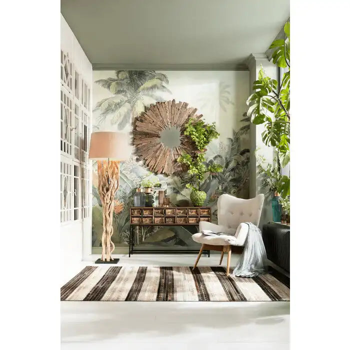Luxus Sessel Vicky Ecru Relaxsessel Polstersessel Eiche - HomeDesign Knaus