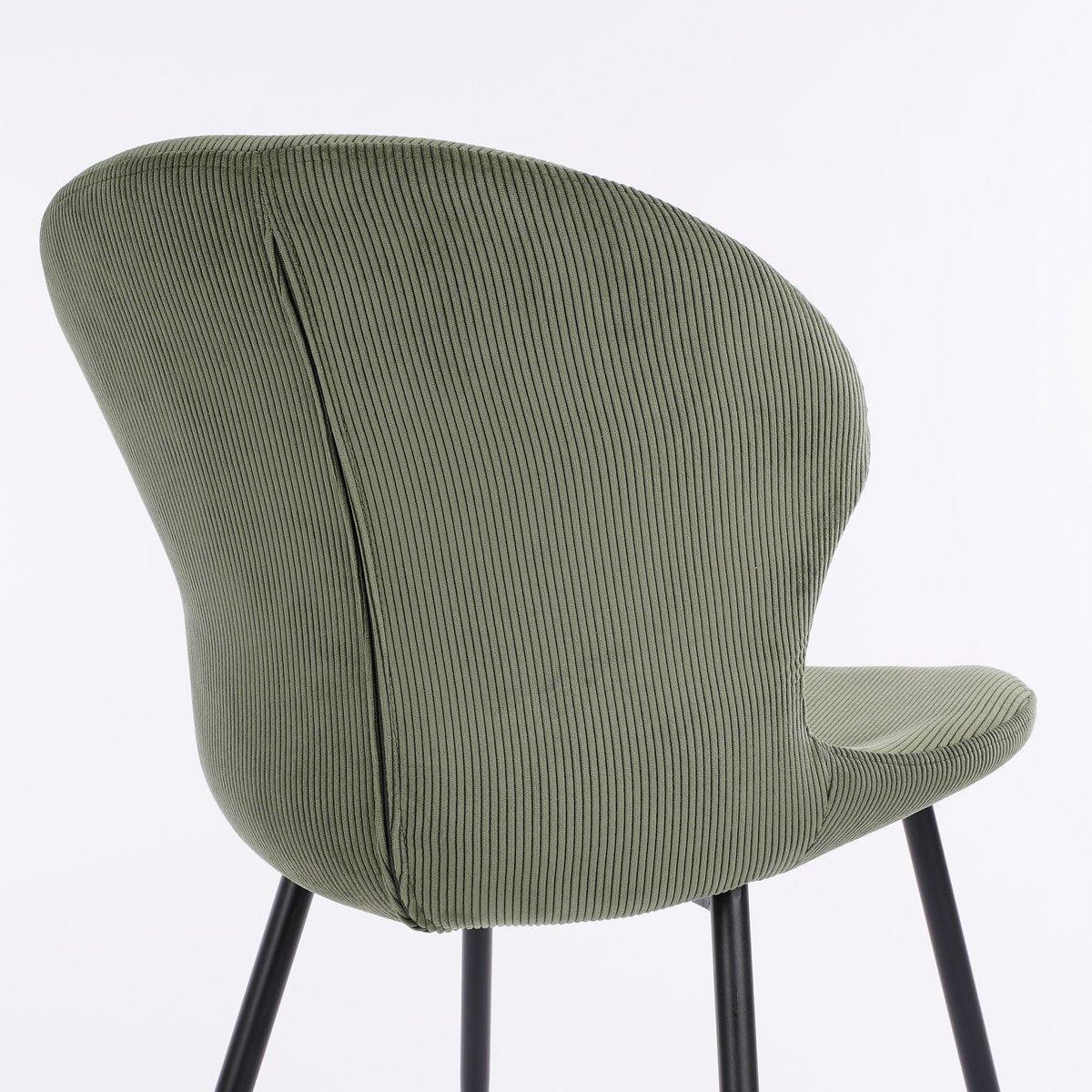 Max Esszimmerstuhl – Samt – Dunkelgrün - HomeDesign Knaus