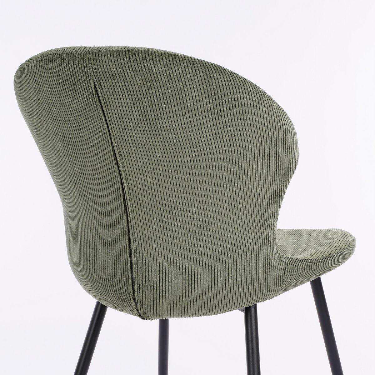 Max Esszimmerstuhl – Samt – Dunkelgrün - HomeDesign Knaus