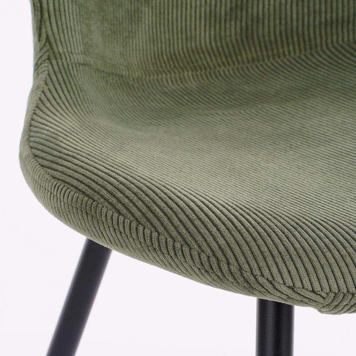 Max Esszimmerstuhl – Samt – Dunkelgrün - HomeDesign Knaus