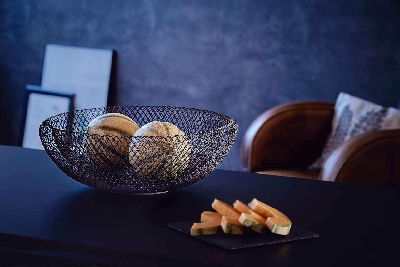 Mesh Schale Obstschale Servierschale Stahl Pulverbeschichtet - HomeDesign Knaus