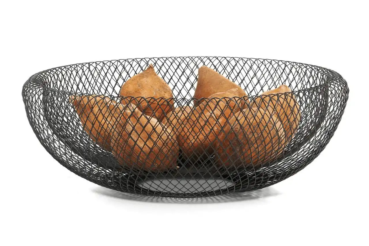 Mesh Schale Obstschale Servierschale Stahl Pulverbeschichtet - HomeDesign Knaus