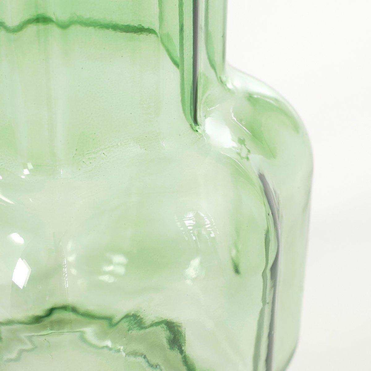 Missouri Vase – H25 x Ø14,5 cm – Glas – Grün - HomeDesign Knaus