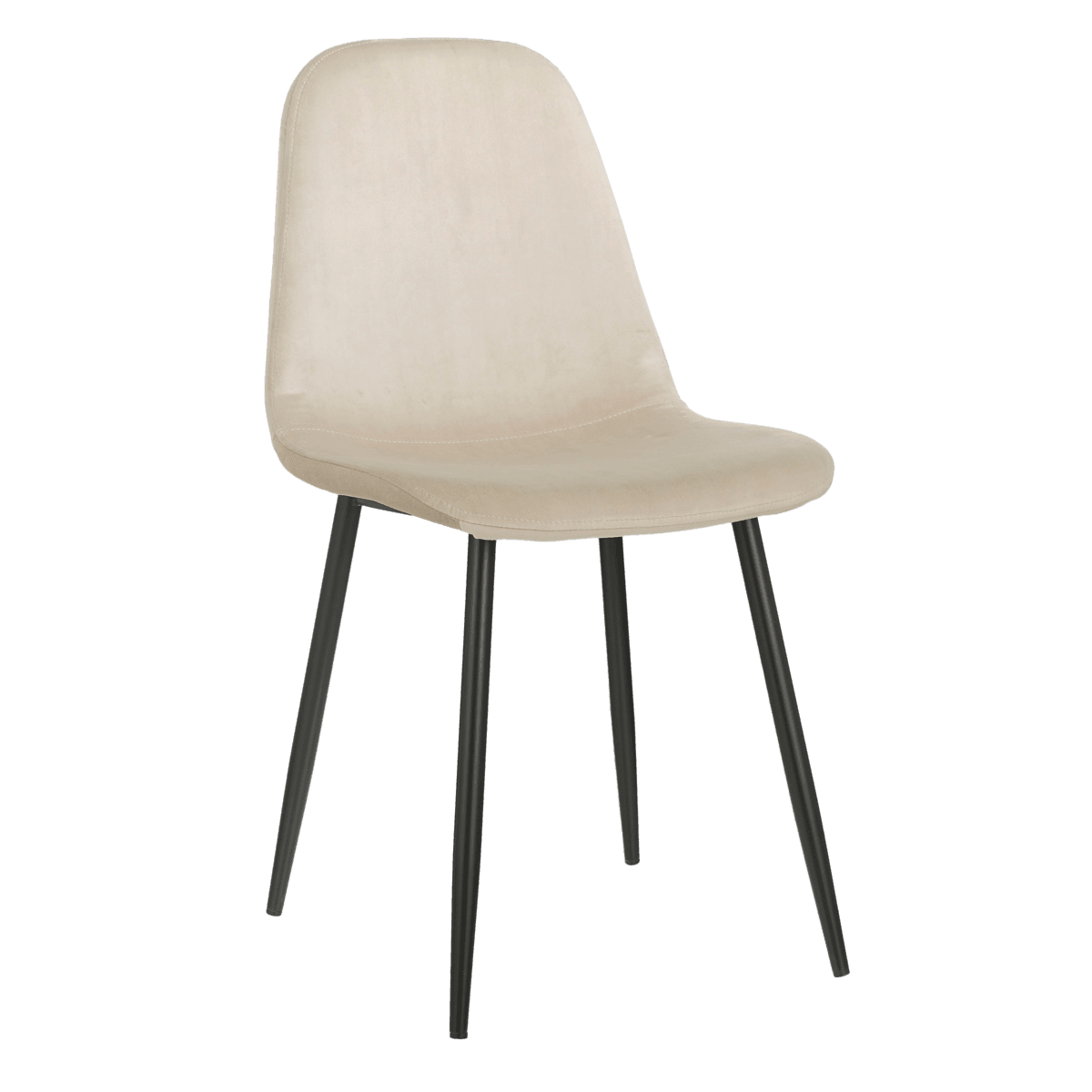 Montelli Esszimmerstuhl – Samt – Beige - HomeDesign Knaus