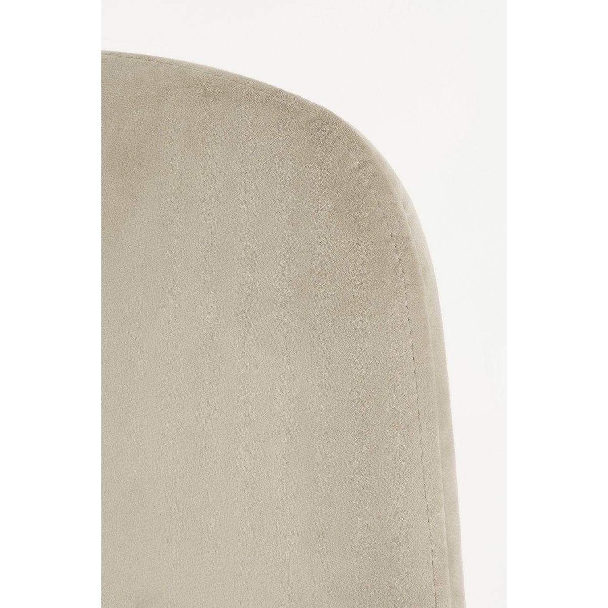 Montelli Esszimmerstuhl – Samt – Beige - HomeDesign Knaus