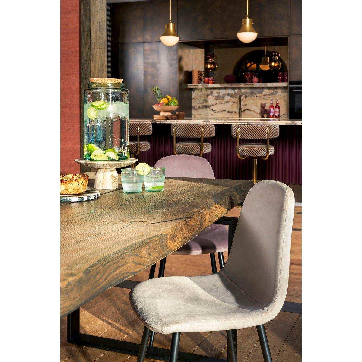 Montelli Esszimmerstuhl – Samt – Beige - HomeDesign Knaus