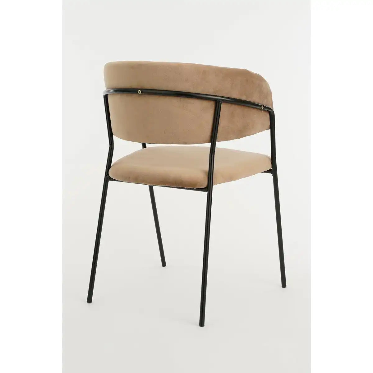 Moony Esszimmerstuhl – Samt – Beige - HomeDesign Knaus