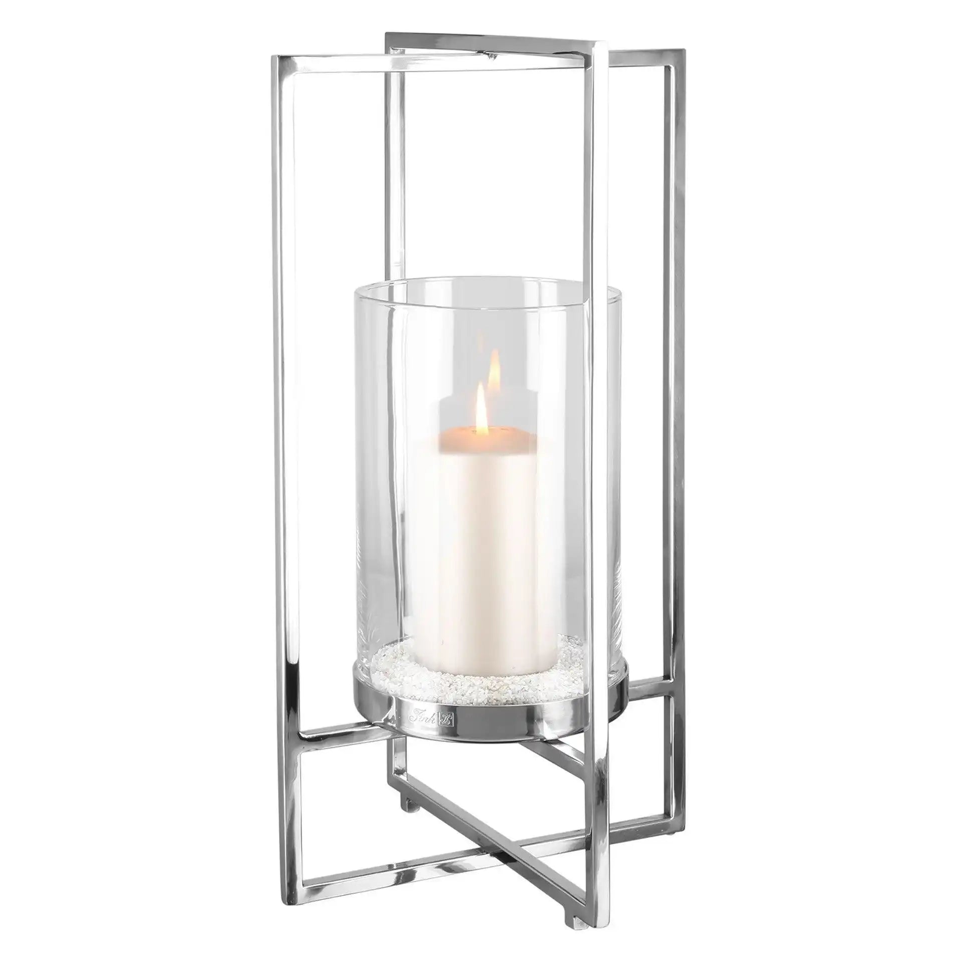 Norman Kerzenhalter Unikat Chrom Handarbeit - HomeDesign Knaus