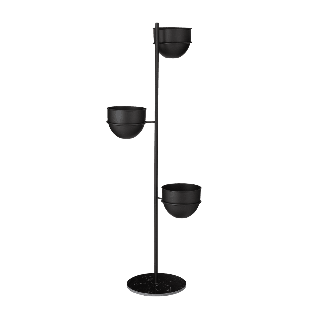Pflanzenhalter Standard – L40 x B33 x H140 cm – Schwarz - HomeDesign Knaus