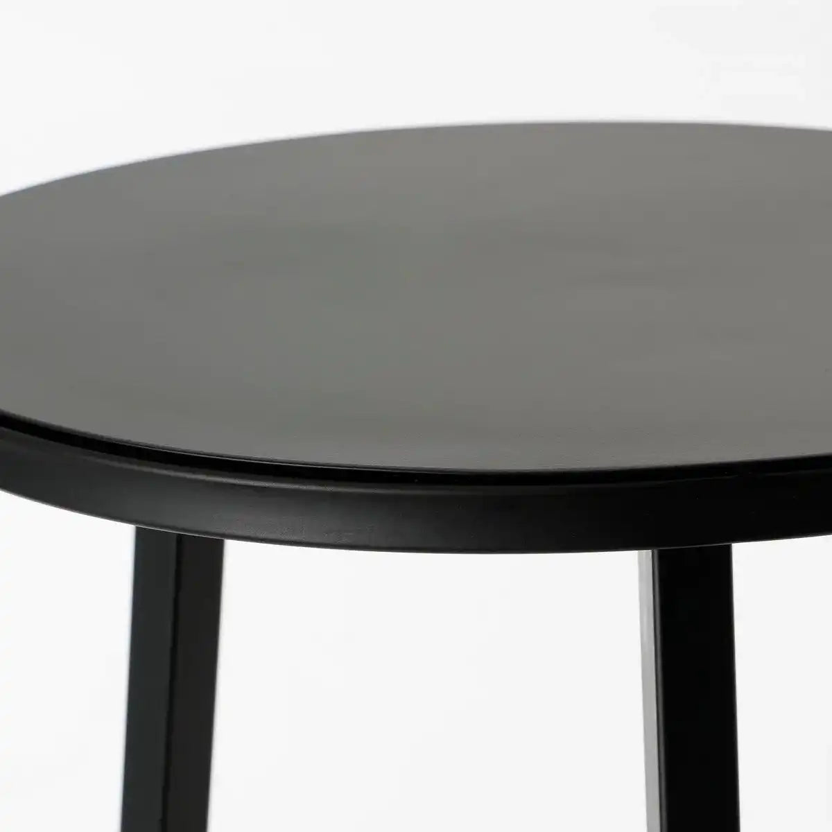 Pflanzentisch – H120 x Ø35 cm – Metall – Schwarz - HomeDesign Knaus