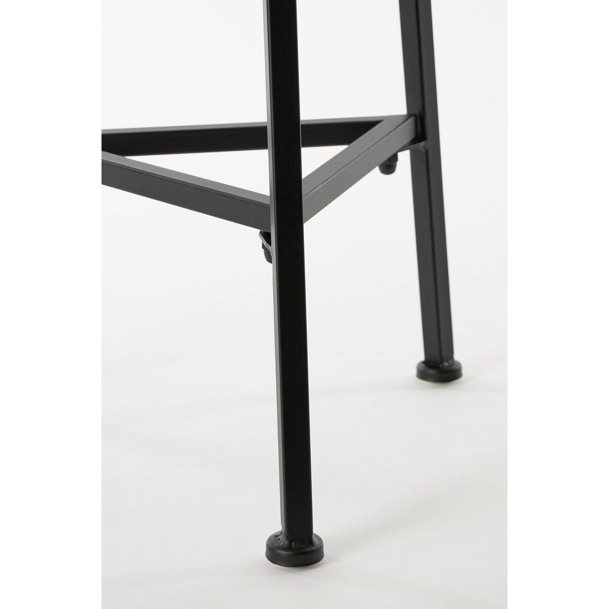 Pflanzentisch – H120 x Ø35 cm – Metall – Schwarz - HomeDesign Knaus