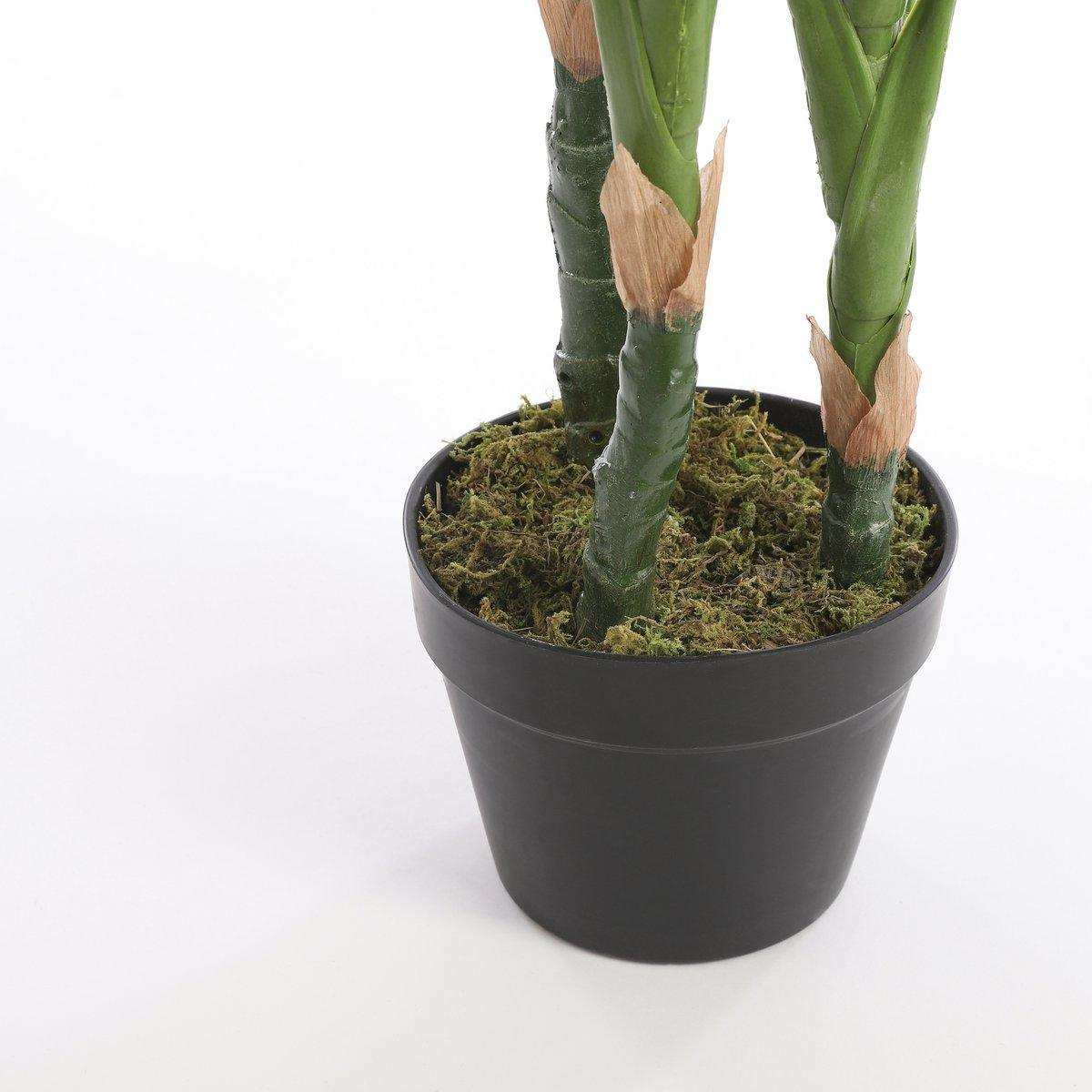 Philodendron Künstliche Pflanze im Topf – H100 x Ø70 cm – Grün - HomeDesign Knaus