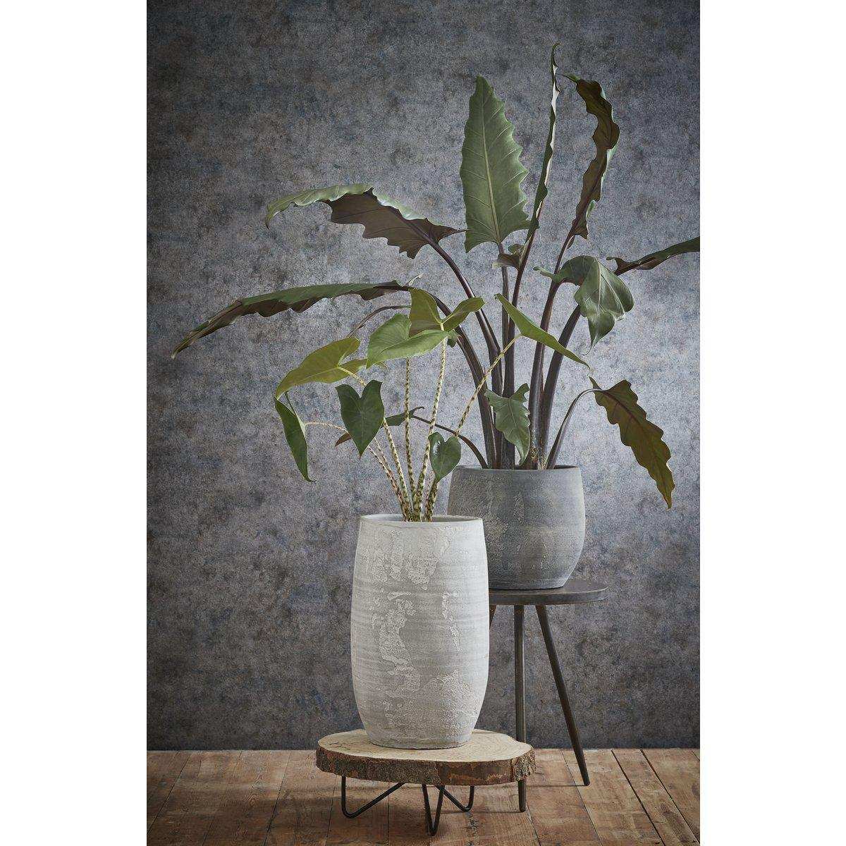 Pia Tree Trunk Beistelltisch – H14 x Ø40 cm – Hellbraun - HomeDesign Knaus