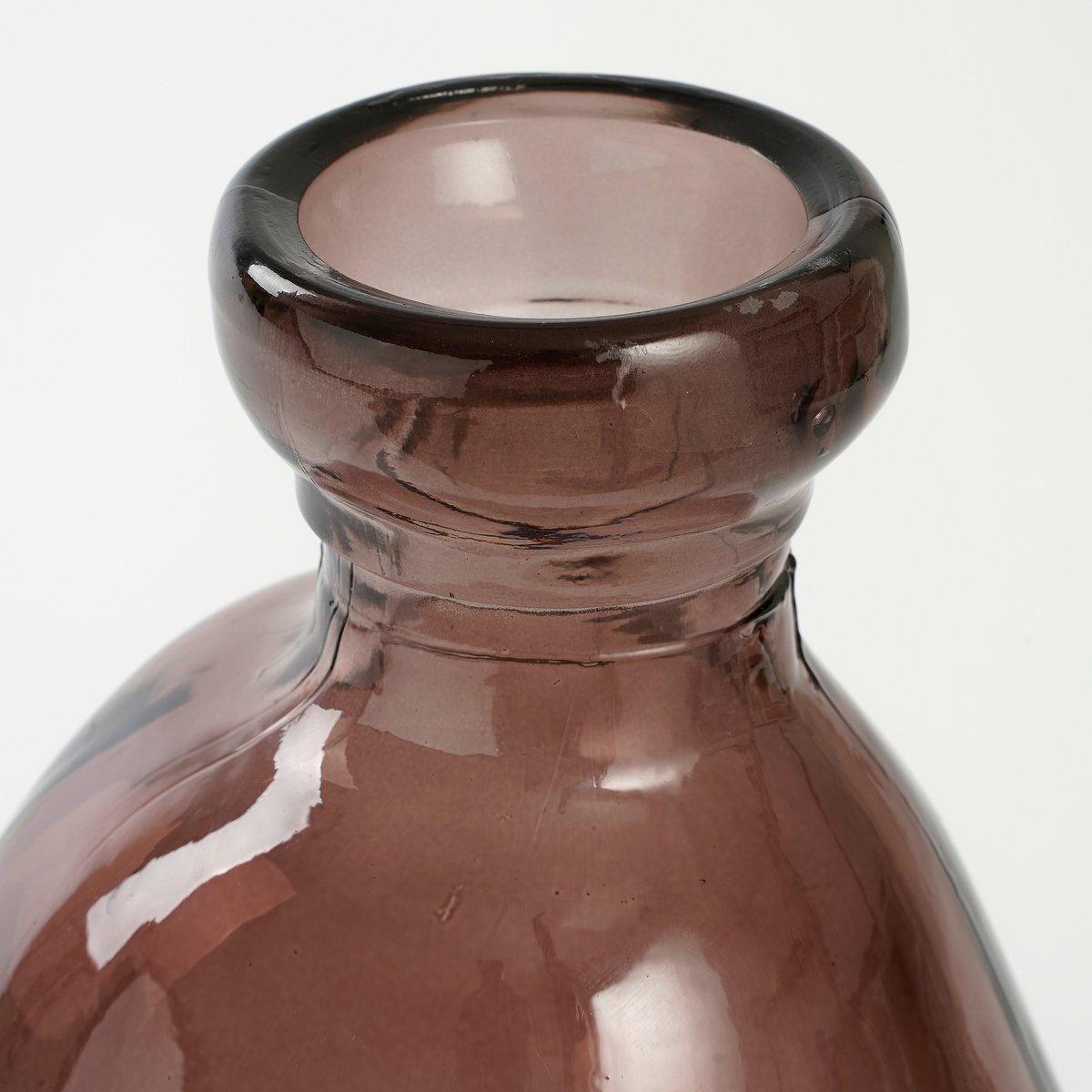 Pinto Vase - H51 x Ø22 cm - Recyceltes Glas - Dunkelbraun - HomeDesign Knaus