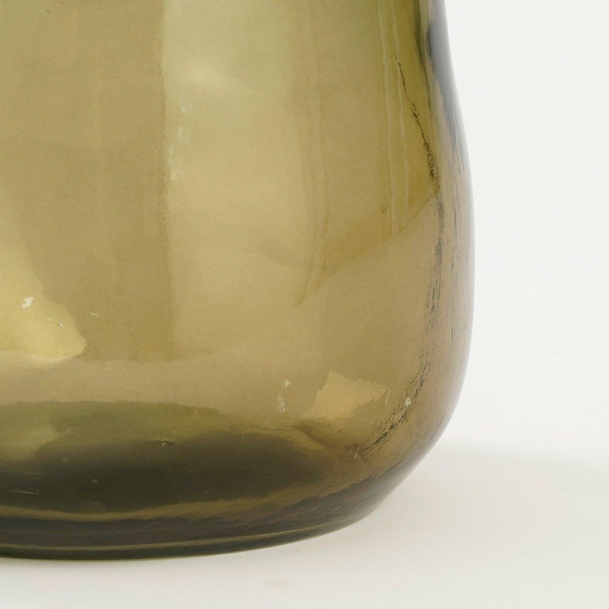 Pinto Vase - H51 x Ø22 cm - Recyceltes Glas - Taupe - HomeDesign Knaus
