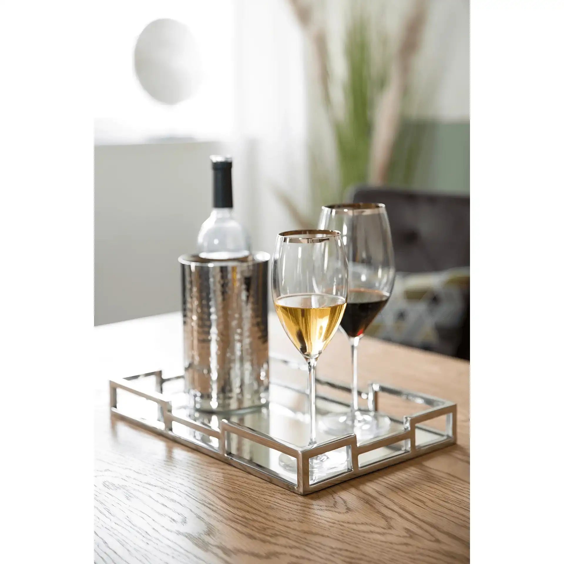 Platinum Weinglas Rotweinglas Weißwein mundgeblasen 580 ml - HomeDesign Knaus