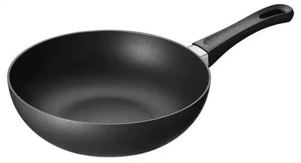 Premium Mini Wok Classic Glaskeramik Backofen geeignet nicht für Induktion 24 cm - HomeDesign Knaus